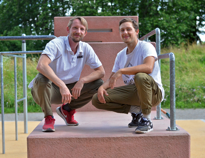 Daniel Armbrüster und Ruben Schubert We Move Freiburg